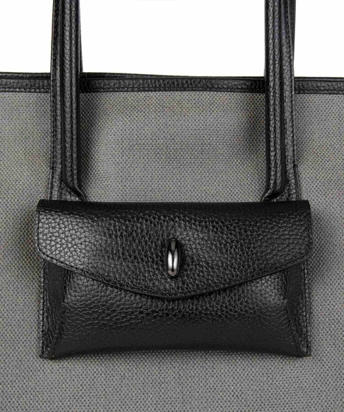 TOFF&LOADSTONE（トフアンドロードストーン）の「ビアンキャンバス（L）（トートバッグ・メンズ・ブラック/ブラック系その他・FREE）」の7枚目の写真