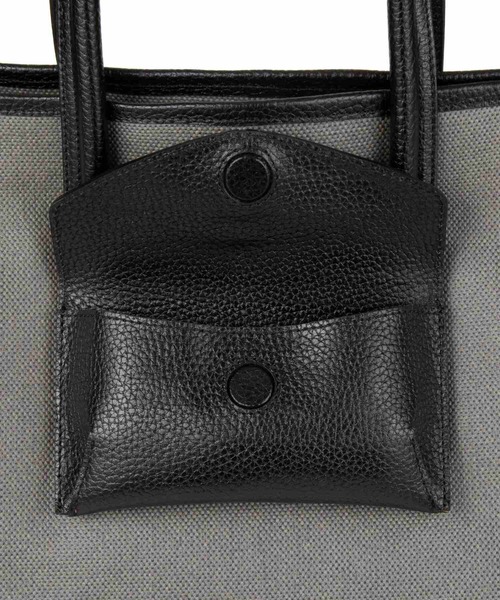 TOFF&LOADSTONE（トフアンドロードストーン）の「ビアンキャンバス（L）（トートバッグ・メンズ・ブラック/ブラック系その他・FREE）」の8枚目の写真