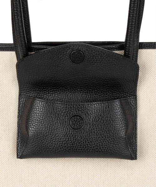 TOFF&LOADSTONE（トフアンドロードストーン）の「ビアンキャンバス（L）（トートバッグ・メンズ・ブラック/ブラック系その他・FREE）」の15枚目の写真