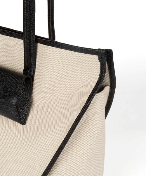 TOFF&LOADSTONE（トフアンドロードストーン）の「ビアンキャンバス（L）（トートバッグ・メンズ・ブラック/ブラック系その他・FREE）」の16枚目の写真