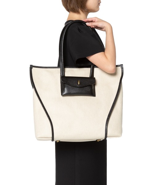 TOFF&LOADSTONE（トフアンドロードストーン）の「ビアンキャンバス（L）（トートバッグ・メンズ・ブラック/ブラック系その他・FREE）」の17枚目の写真
