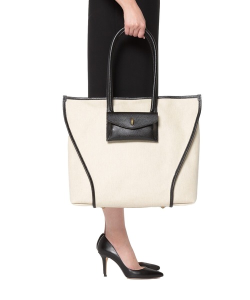 TOFF&LOADSTONE（トフアンドロードストーン）の「ビアンキャンバス（L）（トートバッグ・メンズ・ブラック/ブラック系その他・FREE）」の18枚目の写真