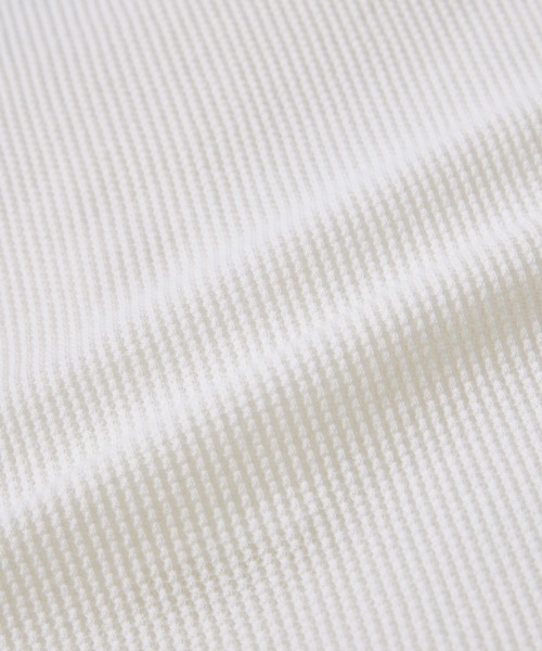 Craft Nicholson（クラフトニコルソン）の「ワッフル ロング丈 クルー ヘンリー 半袖Tシャツ（Tシャツ/カットソー・メンズ・チャコールグレー/ブラック/ブルー系その他3/パープル系その他2/ピンク系その他/スモークピンク/ブルー系その他2/パープル系その他/イエロー系その他/ベージュ系その他/ブルー系その他/ブラック系その他/グレー系その他/ヘザーグレー/ホワイト系その他/カーキ/アイボリー/ベージュ/ネイビー・M/L/XL）」の20枚目の写真