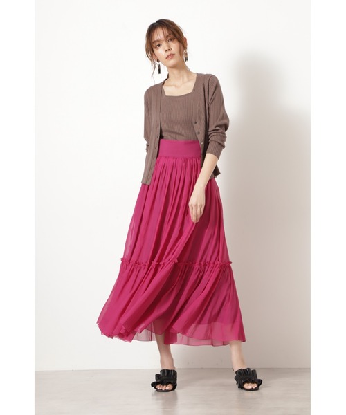 JILL STUART（ジルスチュアート）の「◆セリアカーディガン（カーディガン/ボレロ・レディース・ブルー/ブラウン/ホワイト・FREE）」の5枚目の写真