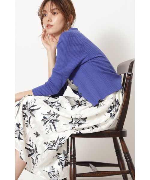 JILL STUART（ジルスチュアート）の「◆セリアカーディガン（カーディガン/ボレロ・レディース・ブルー/ブラウン/ホワイト・FREE）」の10枚目の写真