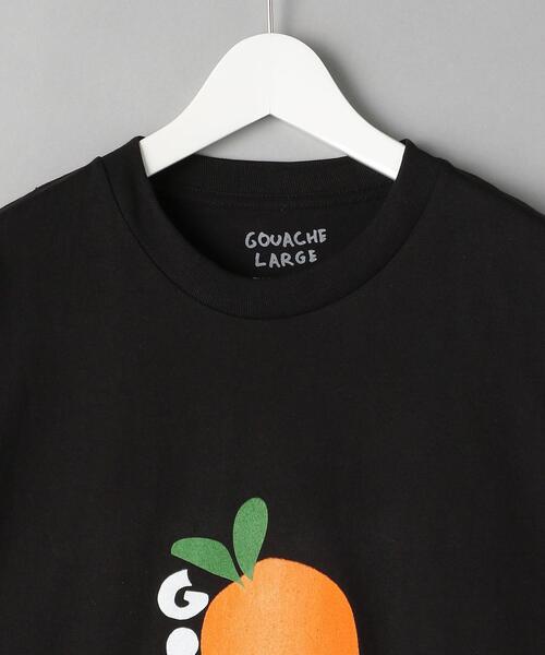 GOUACHE(ガッシュ)の「<GOUACHE> ORANGE/Tシャツ(Tシャツ/カットソー・メンズ・ブラック・MEDIUM/LARGE)」の3枚目の写真