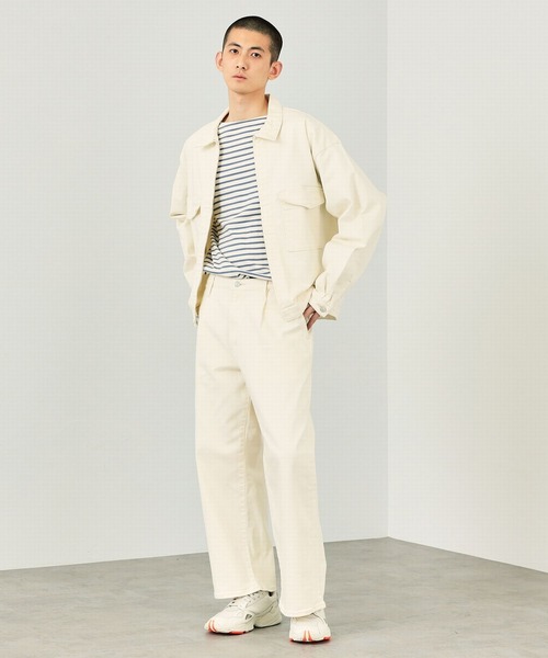 EDWIN(エドウィン)の「EDWIN エドウィン 【ZOZO限定商品】 デニムジャケット (セットアップ対応)(デニムジャケット・メンズ・ホワイト/ライトインディゴブルー/ブラック/インディゴブルー・LARGE/MEDIUM)」の14枚目の写真