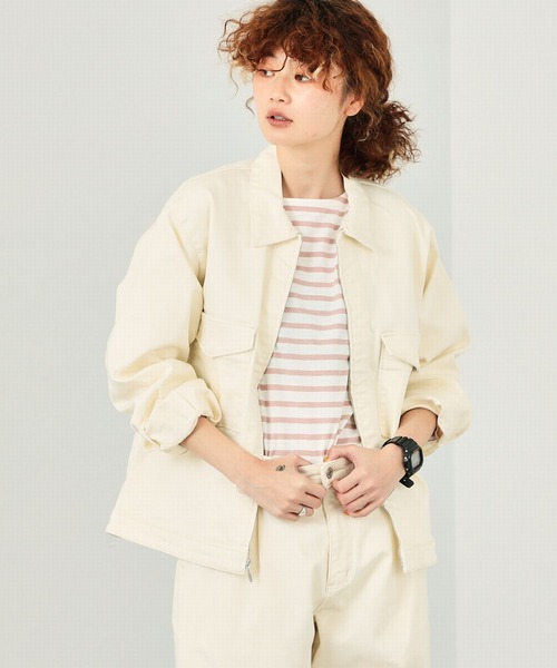 EDWIN(エドウィン)の「EDWIN エドウィン 【ZOZO限定商品】 デニムジャケット (セットアップ対応)(デニムジャケット・メンズ・ホワイト/ライトインディゴブルー/ブラック/インディゴブルー・LARGE/MEDIUM)」の16枚目の写真