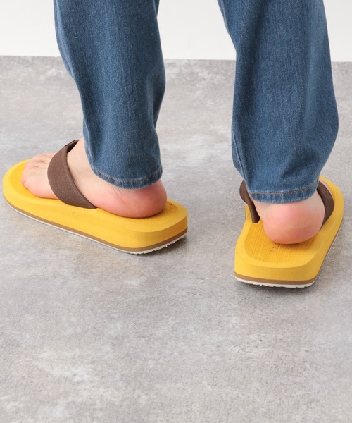 GLOBAL WORK（グローバルワーク）の「ピーチクッショントングサンダル/932771（サンダル・メンズ・ブラック/ネイビー/イエロー/オレンジ・SMALL/MEDIUM/LARGE）」の6枚目の写真