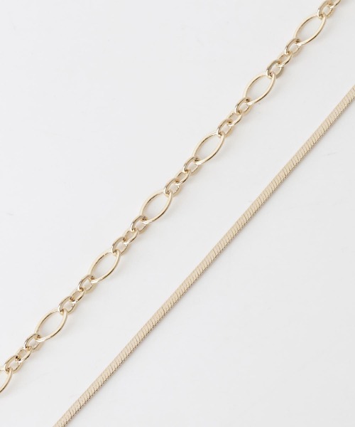 URBAN RESEARCH Sonny Label（アーバンリサーチサニーレーベル）の「マルチチェーンネックレス（ネックレス・レディース・シルバー/ゴールド・ONE）」の5枚目の写真