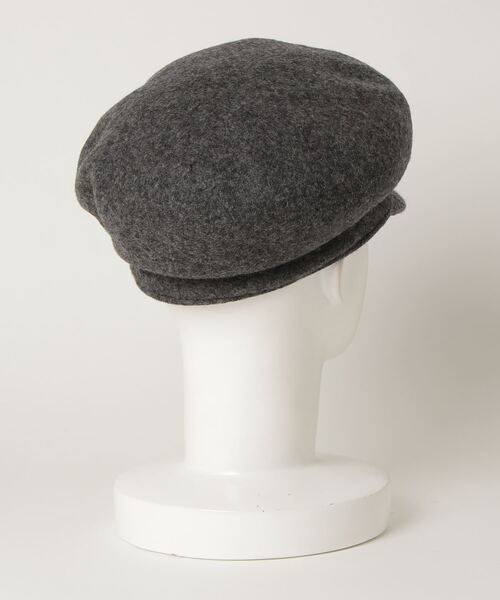 NANO universe（ナノユニバース）の「マッチウールキャスケット（キャスケット・レディース・グレー/ネイビー・FREE）」の3枚目の写真