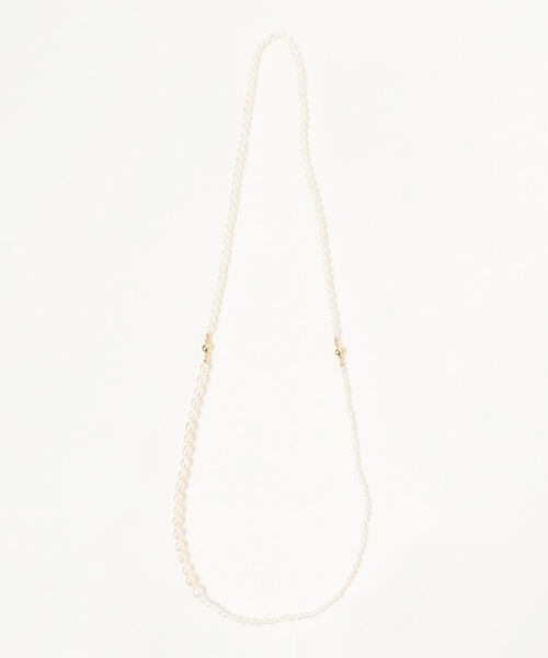 Demi-Luxe BEAMS（デミルクス ビームス）の「jour couture / Ellipse パール ネックレス（ネックレス・レディース・ホワイト・ONE SIZE）」の4枚目の写真