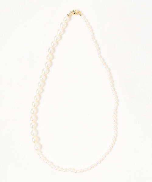 Demi-Luxe BEAMS（デミルクス ビームス）の「jour couture / Ellipse パール ネックレス（ネックレス・レディース・ホワイト・ONE SIZE）」の10枚目の写真