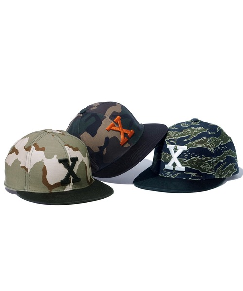 XLARGE(エクストララージ)の「CAMO BASEBALLCAP(キャップ・メンズ・ベージュ/オリーブ/グリーン・ONE SIZE)」の6枚目の写真