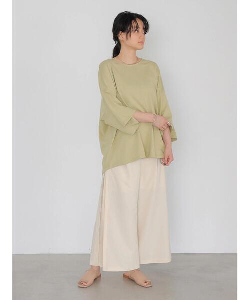 ほぼ未使用 極美品 45r 春の丘のプリントのパンツ（インディゴ） ブーディ/Boodyミディブリーフ レディースショーツ【返品・交換