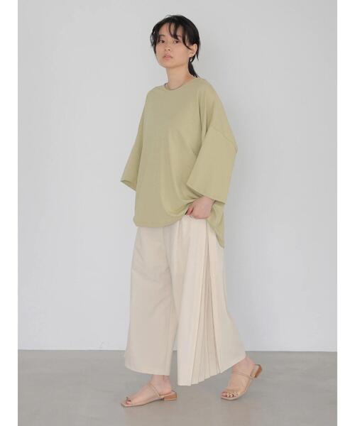 AMERICAN HOLIC（アメリカンホリック）の「サイドプリーツワイドパンツ ＊＊（その他パンツ・レディース・アイボリー・M/L）」の9枚目の写真