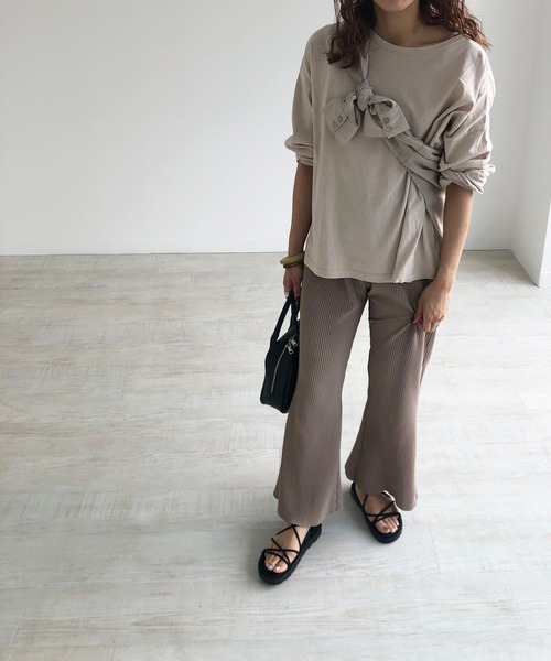 210nouve（トゥージュヌーブ）の「コードストラッププラットフォームサンダル（サンダル・レディース・ブラック/ベージュ/ピンク・36/37/38/39/40/35）」の15枚目の写真