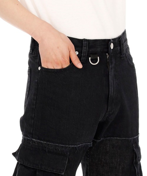 AVALONE（アヴァロン）の「AVALONE MIDWEST EXCLUSIVE TRASH BREEDS PANTS（デニムパンツ・メンズ・ブラック・1/2）」の4枚目の写真