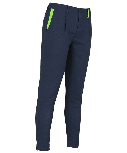 #Re:room URBAN BEACH CLUB（リルームアーバンビーチクラブ）の「リネンスリムスラックス（スラックス・メンズ・ベージュ/ネイビー・SMALL/LARGE/MEDIUM）」の15枚目の写真