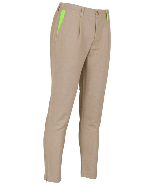 #Re:room URBAN BEACH CLUB（リルームアーバンビーチクラブ）の「リネンスリムスラックス（スラックス・メンズ・ベージュ/ネイビー・SMALL/LARGE/MEDIUM）」の12枚目の写真