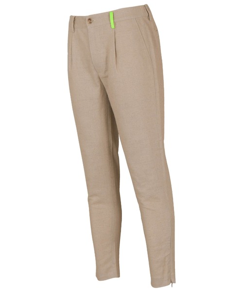 #Re:room URBAN BEACH CLUB（リルームアーバンビーチクラブ）の「リネンスリムスラックス（スラックス・メンズ・ベージュ/ネイビー・SMALL/LARGE/MEDIUM）」の10枚目の写真