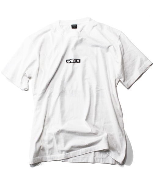 AVIREX（アヴィレックス）の「【WEB&DEPOT店限定】バンダナ プリント ボックスロゴ Tシャツ/ BANDANA PRINT BOX LOGO T-SHIRT（Tシャツ/カットソー・メンズ・ブラック/レッド/クリアレッド/ブラック系その他/ネイビー/ブルー・MEDIUM/LARGE/X-LARGE/XX-LARGE）」の13枚目の写真