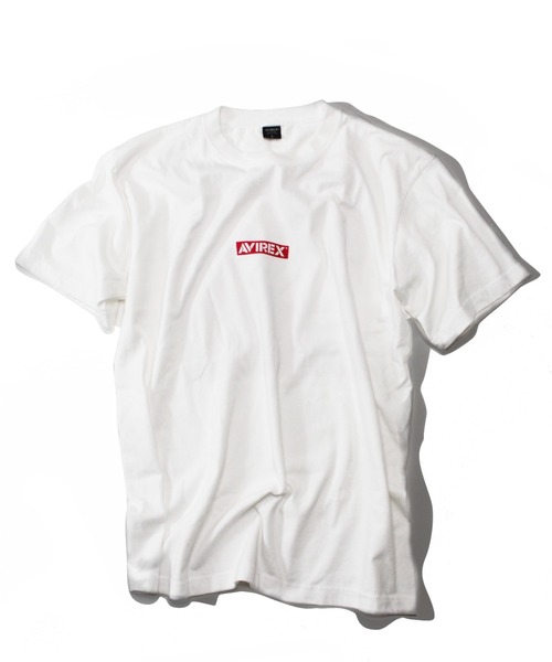 AVIREX（アヴィレックス）の「【WEB&DEPOT店限定】バンダナ プリント ボックスロゴ Tシャツ/ BANDANA PRINT BOX LOGO T-SHIRT（Tシャツ/カットソー・メンズ・ブラック/レッド/クリアレッド/ブラック系その他/ネイビー/ブルー・MEDIUM/LARGE/X-LARGE/XX-LARGE）」の15枚目の写真