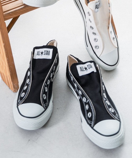 Andemiu（アンデミュウ）の「【WEB限定】オールスタースリップスリー932864（スニーカー・レディース・ホワイト/ブラック・MEDIUM/LARGE）」の2枚目の写真