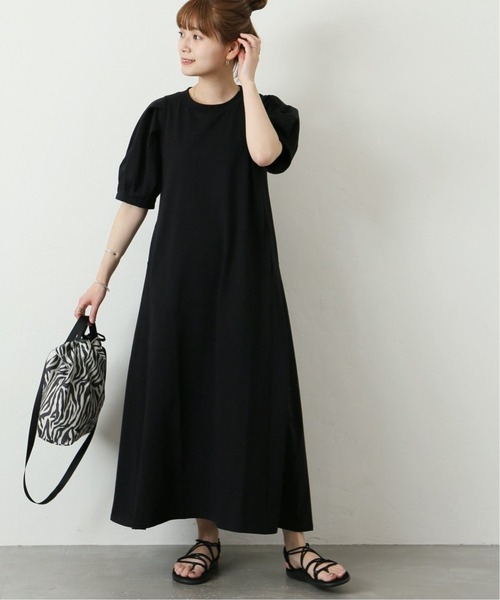 JOURNAL STANDARD（ジャーナルスタンダード）の「テンジクサイドフレアワンピース◆3（ワンピース・レディース・ブラック/ネイビー/カーキ・FREE）」の4枚目の写真