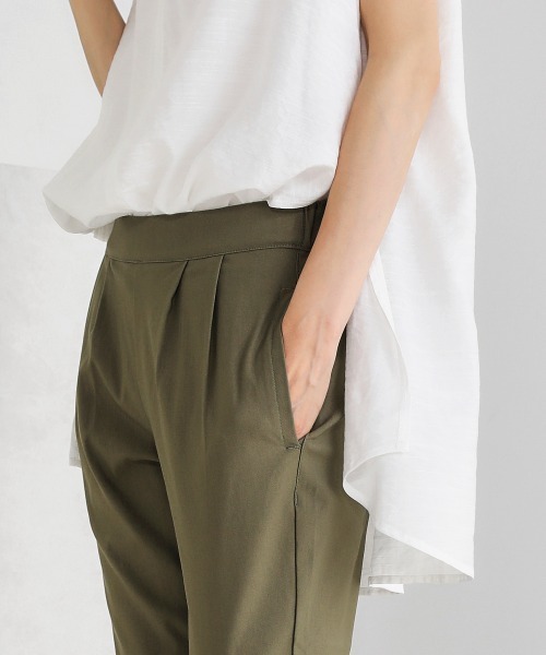 Bou Jeloud（ブージュルード）の「吸汗◆HAKIYASE美脚パンツ（その他パンツ・レディース・ブラック/ベージュ/パープル/カーキ/グリーン・40/38/36）」の18枚目の写真