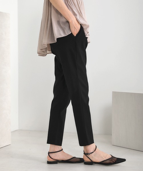 Bou Jeloud（ブージュルード）の「吸汗◆HAKIYASE美脚パンツ（その他パンツ・レディース・ブラック/ベージュ/パープル/カーキ/グリーン・40/38/36）」の17枚目の写真