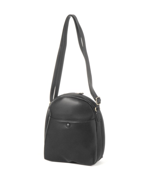 studio CLIP(スタディオクリップ)の「がばっと開くショルダーバッグ(ショルダーバッグ・レディース・ライトブルー/ブラック/アイボリー・FREE)」の2枚目の写真