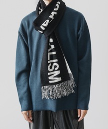 ATTACHMENT | W/AC KNIT JACQUARD LOGO SCARF(マフラー)