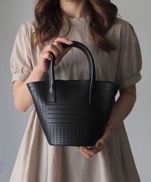 Riberry | パンチングエコレザーバック(ハンドバッグ)