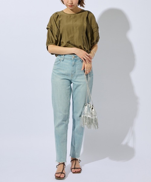 RIVE DROITE(リヴドロワ)の「【ZOZOTOWN限定】ボリュームスリーブタックブラウス(シャツ/ブラウス・レディース・ブラック/カーキ・FREE)」の20枚目の写真