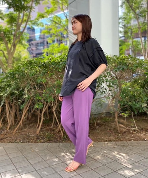 RIVE DROITE(リヴドロワ)の「【ZOZOTOWN限定】ボリュームスリーブタックブラウス(シャツ/ブラウス・レディース・ブラック/カーキ・FREE)」の14枚目の写真