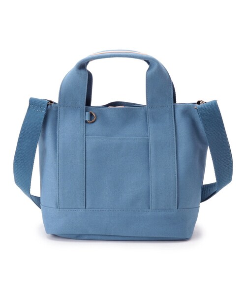 SHOO・LA・RUE（シューラルー）の「◆3層収納キャンバス2WAYトート（トートバッグ・レディース・グレー/アイボリー/キャメル/ブルー系7・00）」の3枚目の写真