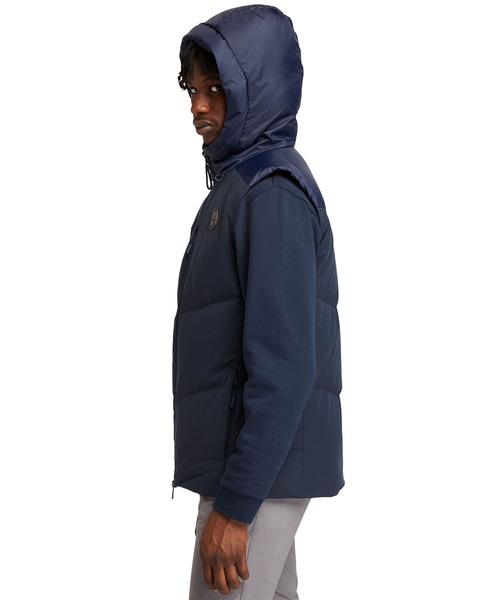 Timberland（ティンバーランド）の「メンズ キルテッド ダウン フーデッド ベスト（ダウンベスト・メンズ・オレンジ/ダークブルー・SMALL/MEDIUM/LARGE/X-LARGE）」の16枚目の写真