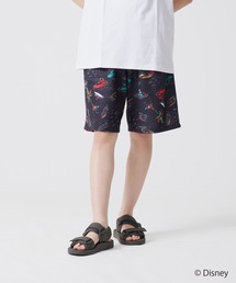 【DISNEY/ディズニー】 ミニ裏毛総柄ショーツ
