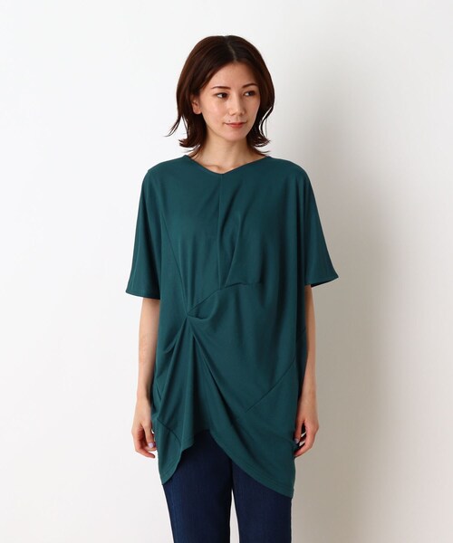 SHOO・LA・RUE(シューラルー)の「◆ビッグタックドルマンチュニック(チュニック・レディース・ブラック/ブラウン系/ネイビー系6/カーキ・00)」の6枚目の写真