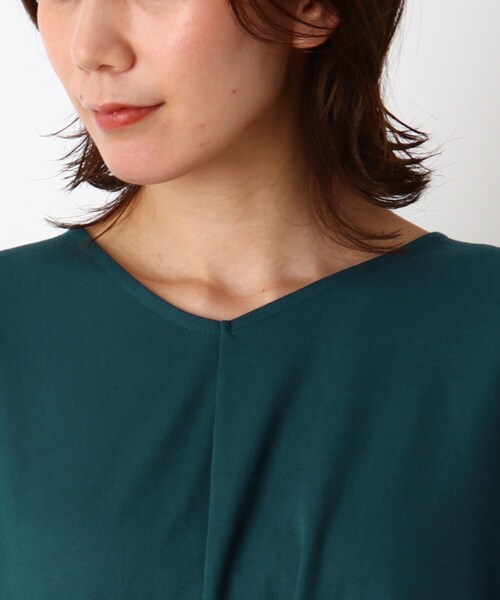 SHOO・LA・RUE(シューラルー)の「◆ビッグタックドルマンチュニック(チュニック・レディース・ブラック/ブラウン系/ネイビー系6/カーキ・00)」の5枚目の写真