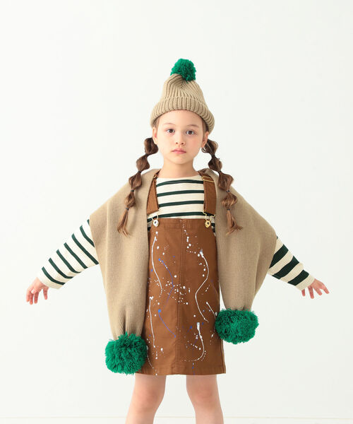 B:MING by BEAMS（ビーミングバイビームス）の「B:MING by BEAMS / バイカラー マフラー（ストール/ショール・キッズ・ブラウン/グレー/ブラウン系その他・ONE SIZE）」の12枚目の写真