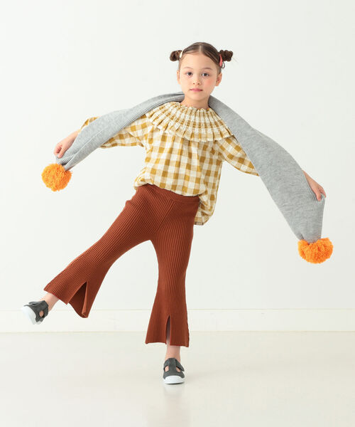 B:MING by BEAMS（ビーミングバイビームス）の「B:MING by BEAMS / バイカラー マフラー（ストール/ショール・キッズ・ブラウン/グレー/ブラウン系その他・ONE SIZE）」の10枚目の写真