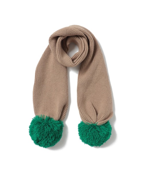 B:MING by BEAMS（ビーミングバイビームス）の「B:MING by BEAMS / バイカラー マフラー（ストール/ショール・キッズ・ブラウン/グレー/ブラウン系その他・ONE SIZE）」の3枚目の写真