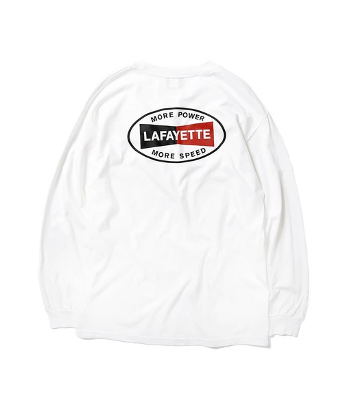 Lafayette（ラファイエット）の「LFYT ラファイエット [Lafayette] - イグニッション ロゴ グラフィック ロングスリーブ 長袖 Tシャツ［IGNITION LOGO L/S TEE]（Tシャツ/カットソー・メンズ・ホワイト/サンドベージュ/ヘザーグレー・L/XL/S/M/XXL）」の2枚目の写真