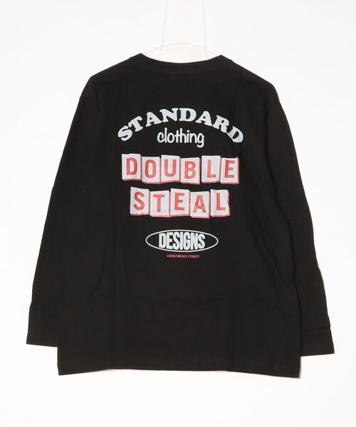DOUBLE STEAL（ダブルスティール）の「Random Box Logo 長袖Tシャツ（Tシャツ/カットソー・メンズ・ホワイト/ブラック/アーミー・MEDIUM/LARGE/X-LARGE）」の15枚目の写真