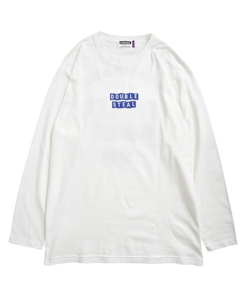 DOUBLE STEAL（ダブルスティール）の「Random Box Logo 長袖Tシャツ（Tシャツ/カットソー・メンズ・ホワイト/ブラック/アーミー・MEDIUM/LARGE/X-LARGE）」の4枚目の写真
