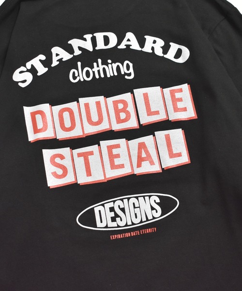 DOUBLE STEAL（ダブルスティール）の「Random Box Logo 長袖Tシャツ（Tシャツ/カットソー・メンズ・ホワイト/ブラック/アーミー・MEDIUM/LARGE/X-LARGE）」の14枚目の写真
