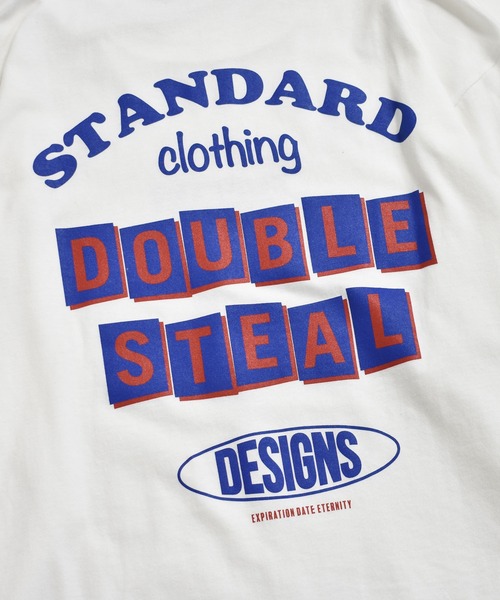 DOUBLE STEAL（ダブルスティール）の「Random Box Logo 長袖Tシャツ（Tシャツ/カットソー・メンズ・ホワイト/ブラック/アーミー・MEDIUM/LARGE/X-LARGE）」の11枚目の写真