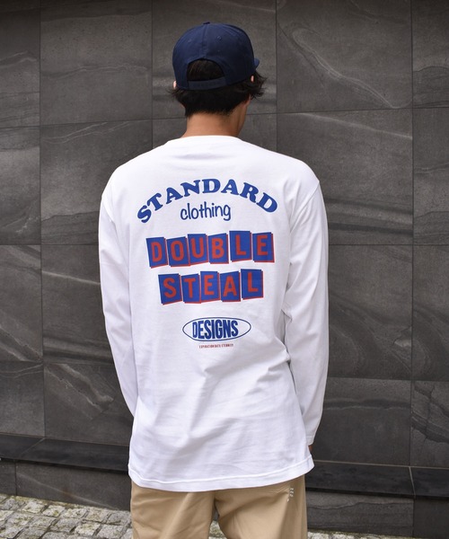 DOUBLE STEAL（ダブルスティール）の「Random Box Logo 長袖Tシャツ（Tシャツ/カットソー・メンズ・ホワイト/ブラック/アーミー・MEDIUM/LARGE/X-LARGE）」の18枚目の写真